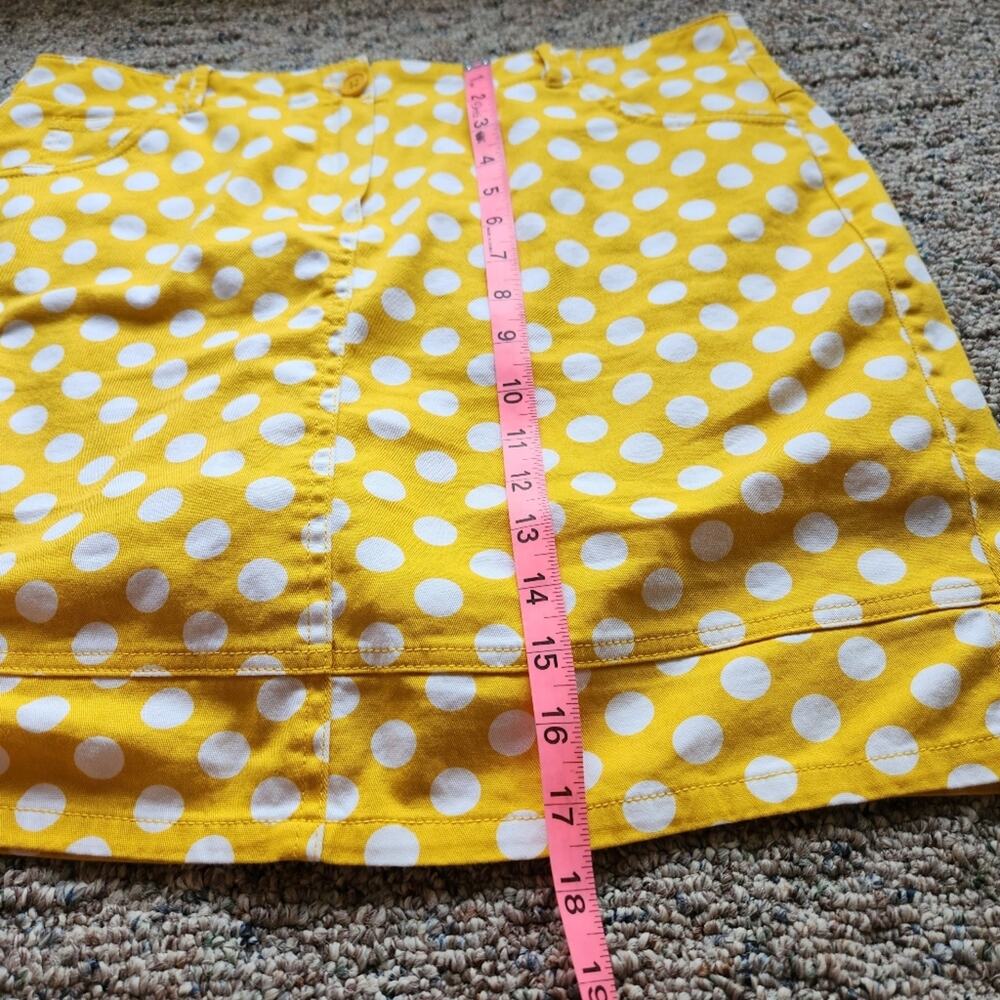 Larry Levine Stretch Retro polka dot skort 12 - Picture 6 of 6